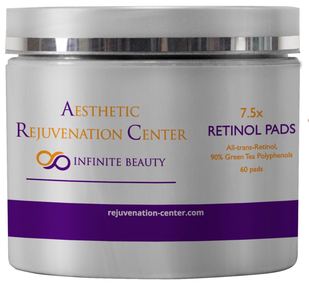 skin care product retinol pads