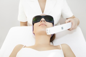 dermatology clinic skincare procedure - IPL treatment in Englewood service concept