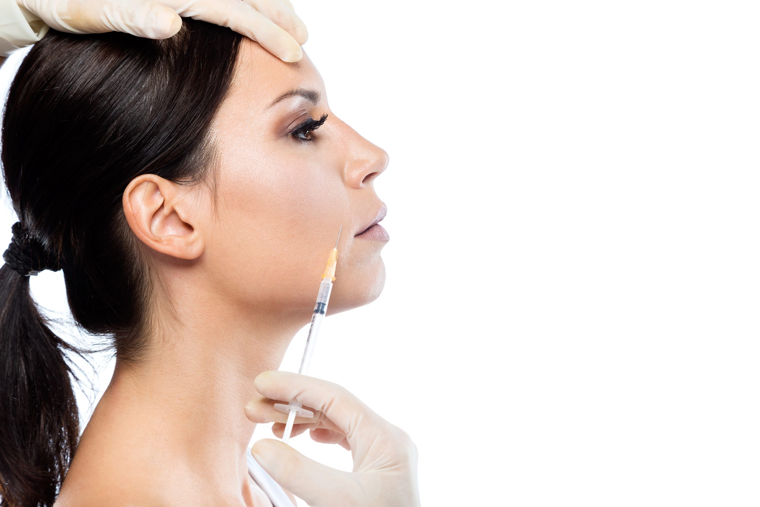 woman getting facial fillers - facial fillers in englewood concept